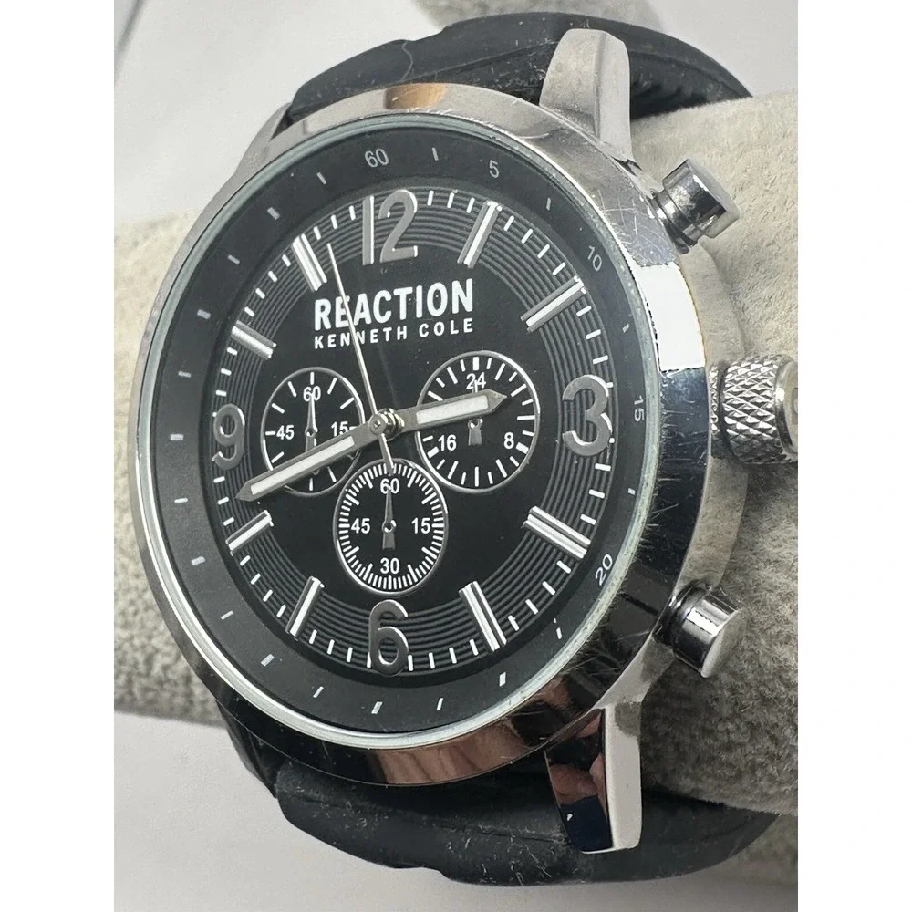 Reaction Kenneth‎ Cole New Battery 10030929 Mens Watch 44MM 9